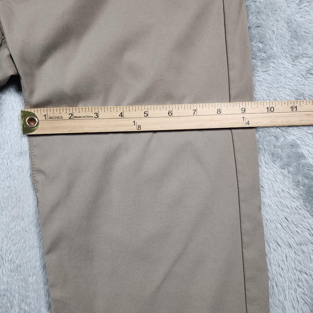 PrAna Pants Mens 32x32 Beige Slim Fit Chino Flat Front Casual 5 Pocket - Picture 4 of 10